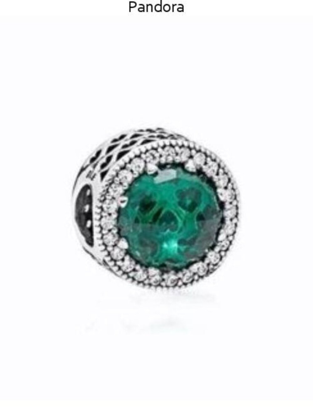 Pandora Sparkling Sea Green Charm
